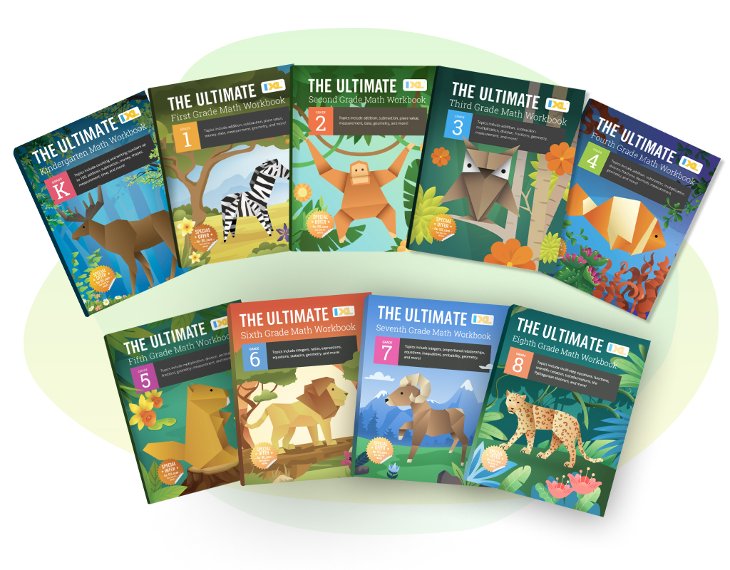 K through 8 Ultimate Math Workbooks