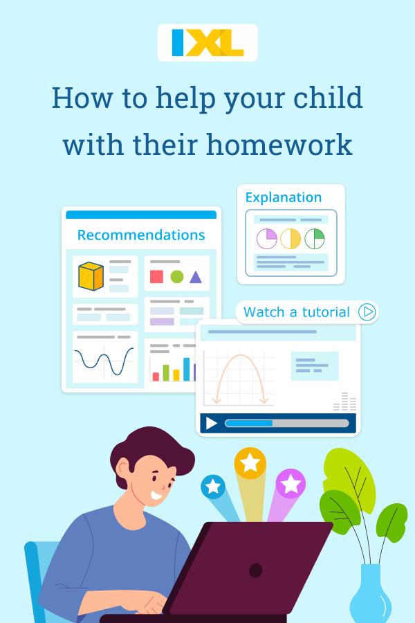 How to help your child with their homework Pinterest image