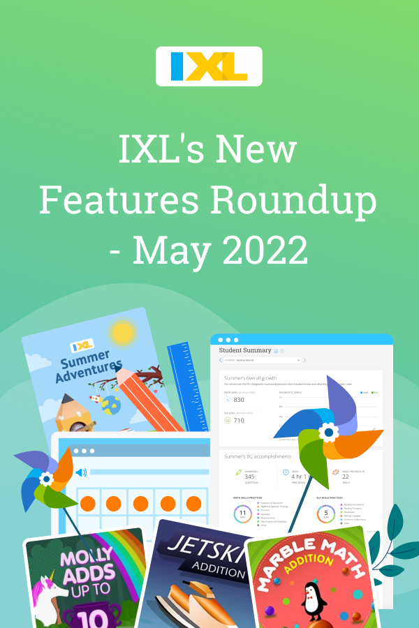 Whats-new-on-IXL-Pinterest-image-showing-collage-of-new-features