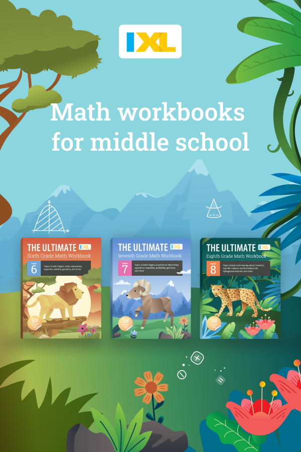 IXL's workbooks for middle school