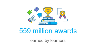559 million awards earned by learners