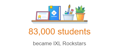 83 thousand IXL Rockstars