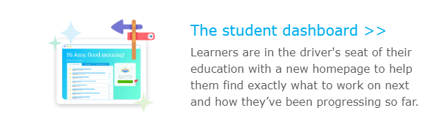 The student dashboard