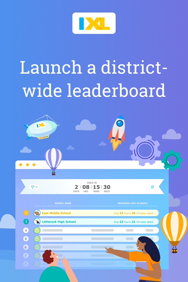 Launch a district-wide leaderboard